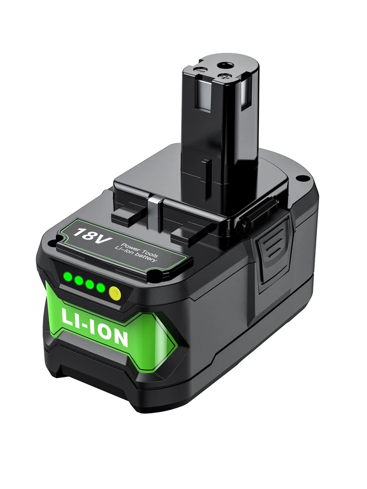 Adapter Bonacell do akumulatora Ryobi 18V Li-ion 6A, zamiennik akumulatora do elektronarzędzi Ryobi 18V, kompatybilny z P107 RB18L50 RB18L20 P108