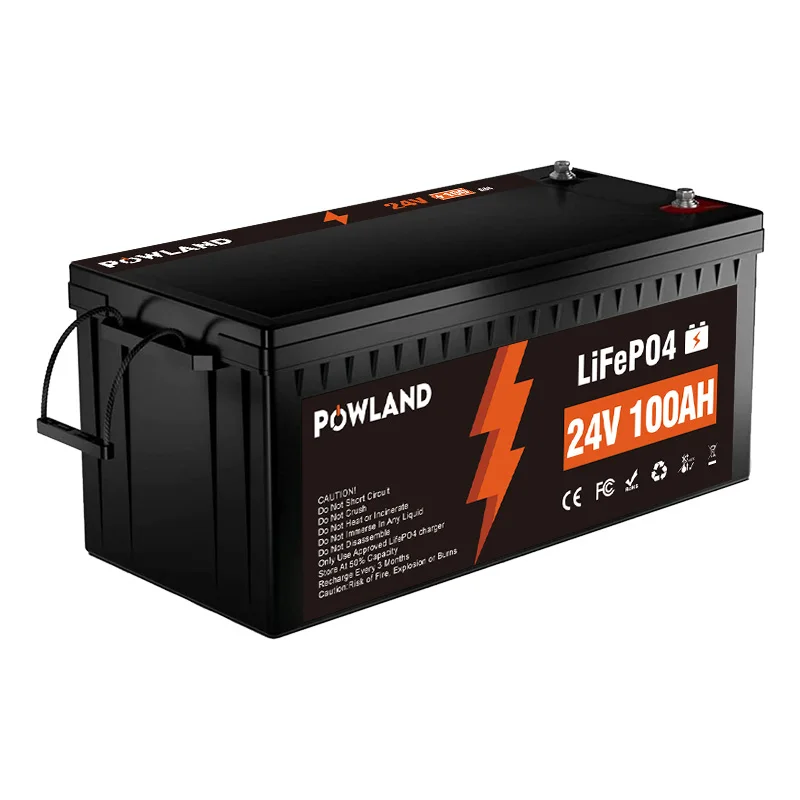 Akumulator LiFePO4 12V 200AH 24V 100AH Bez Ładowarki 12.8V Bateria Litowa Wbudowany BMS 200A 6000+ Cykli Do Łodzi Szybka Wysyłka z UE