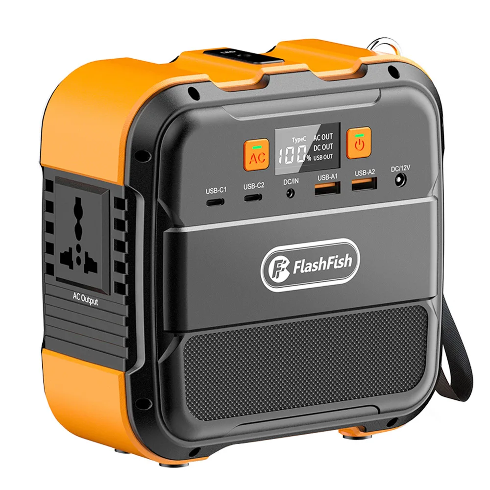 Flashfish A101 120W 98Wh 26400mAh Przenośna Stacja Zasilania Generator Solarny do Użytku na Zewnątrz Podróże Kemping Dom SOS Latarka