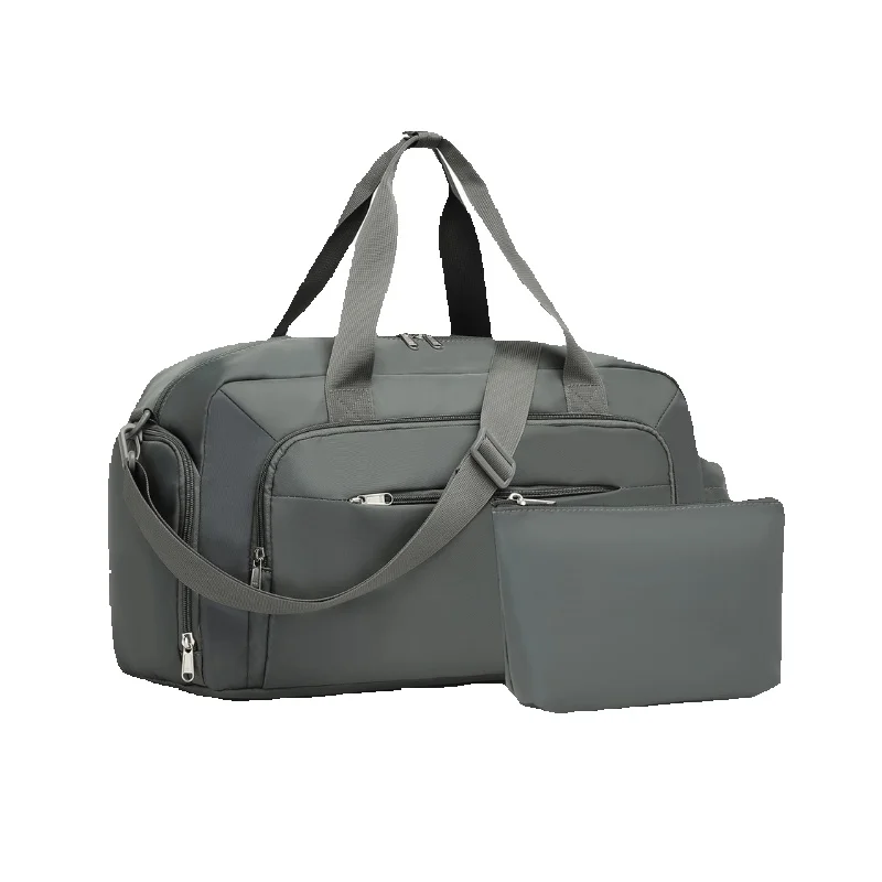 Zestaw bagażu podręcznego Kono Travel Bag - 2-częściowa torba weekendowa z przegrodą na buty i kosmetyczką, wielokomorowa konstrukcja do podróży i sportu
