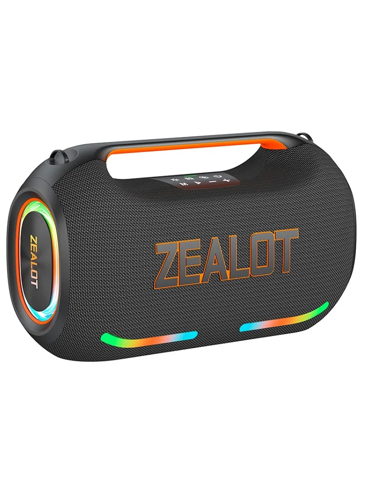ZEALOT-ZE41 Przenośny Głośnik Bluetooth 250W StormBox Blast Bezprzewodowy Głośnik Zewnętrzny Wodoodporny IPX6 Głośnik na Imprezy i Kemping 12H czarny