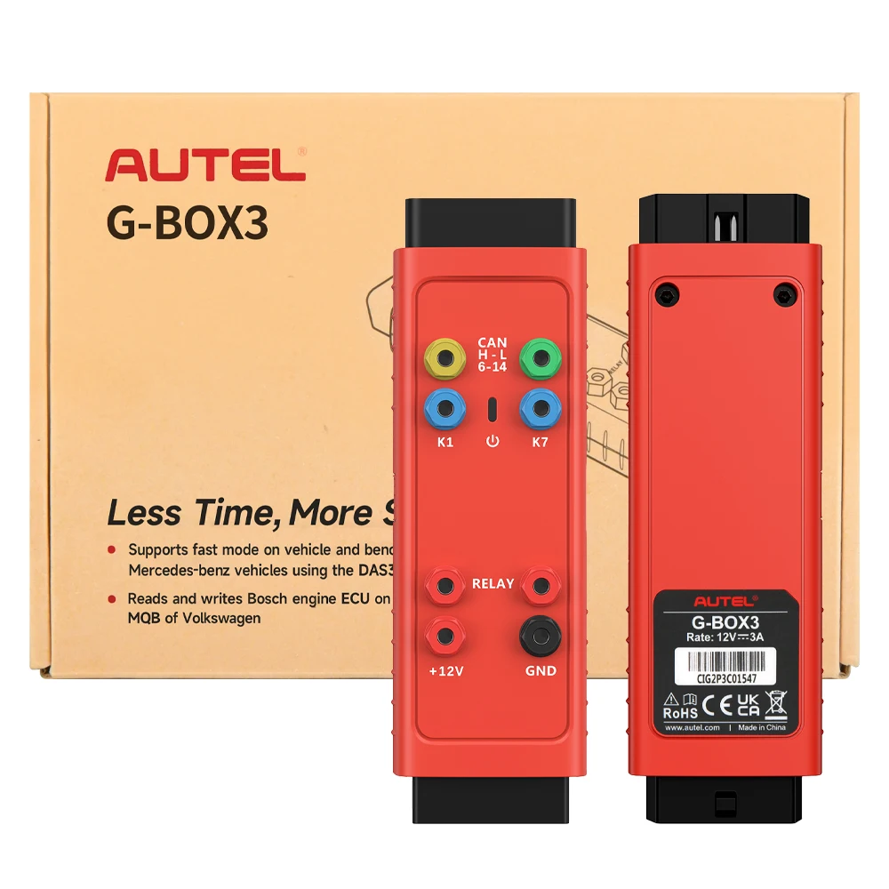 Autel GBOX3 Key Programming Tool G-BOX dla Mercedes-Benz BMW Toyota 4A All Key Lost Work Key Programmer z KM100/ IM508/ IM608