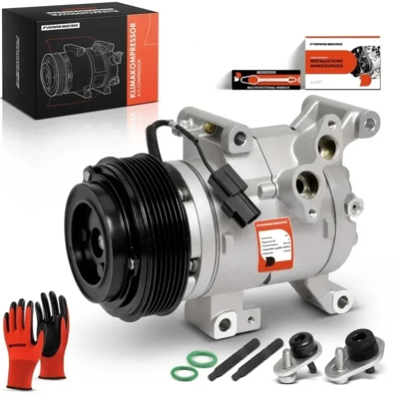 Frankberg 1x kompresor klimatyzacji do Mazda 3 BM BN 6 kombi GJ GH GL CX-5 KE KF Bj od 2011 KD4561450A 198384 197384