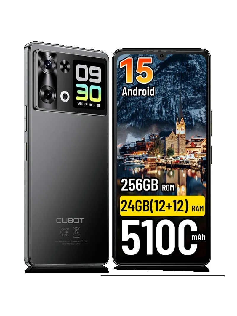 [Wysyłka z Polski] Smartfon Cubot P90 Android 15 24(12+12)GB + 256GB 6.88