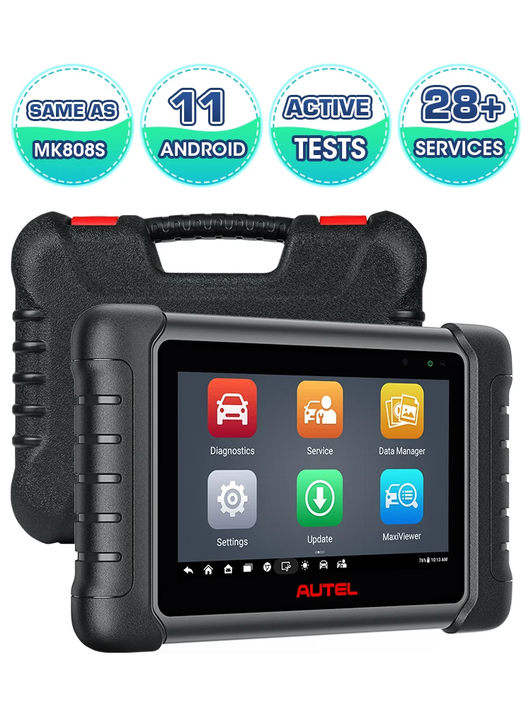 Autel MaxiCheck MX808S Narzędzie Diagnostyczne Samochodowe Dwukierunkowy Skaner OBD2 PK MK808S MK808BT PRO