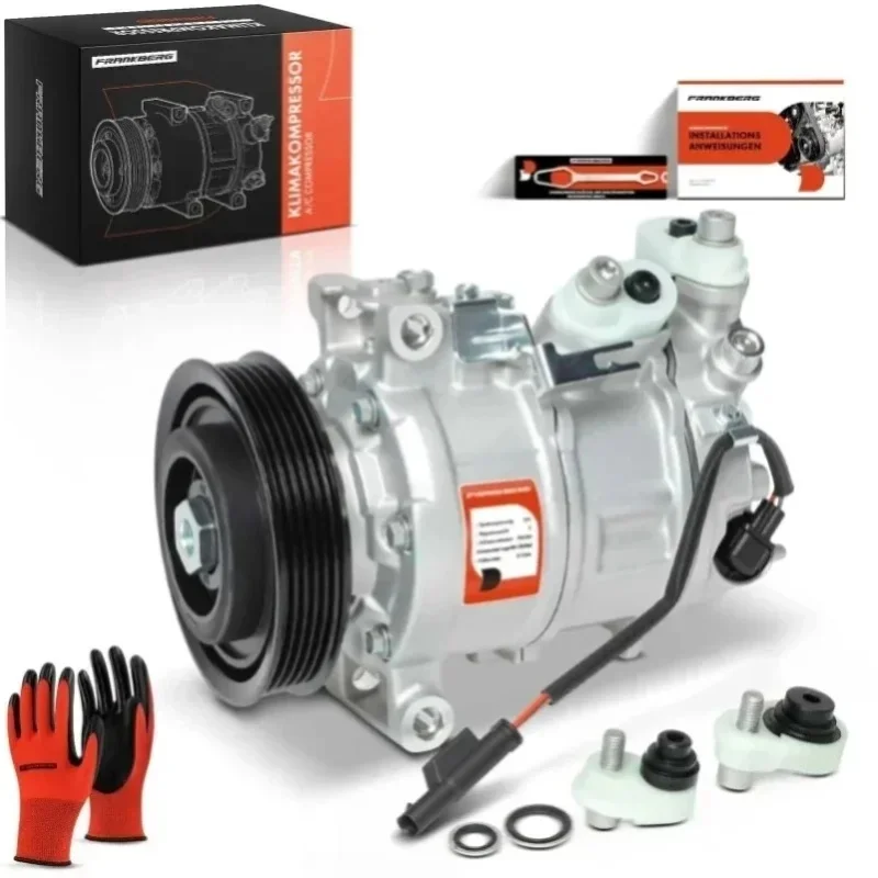 Frankberg 1x Kompresor klimatyzacji do Mercedes-Benz Klasy A W176, Klasy B W242 W246, CLA X117 C117 0008305702 0038304360 0038304460