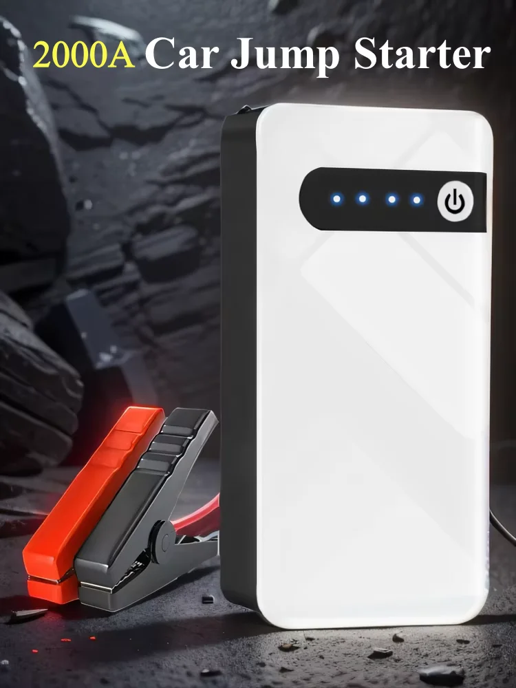 Opinie o Przenośny rozrusznik samochodowy 12 V Power Bank Przenośna ładowarka samochodowa do akumulatora Urządzenie rozruchowe Automatyczne awaryjne oświetlenie rozruchowe