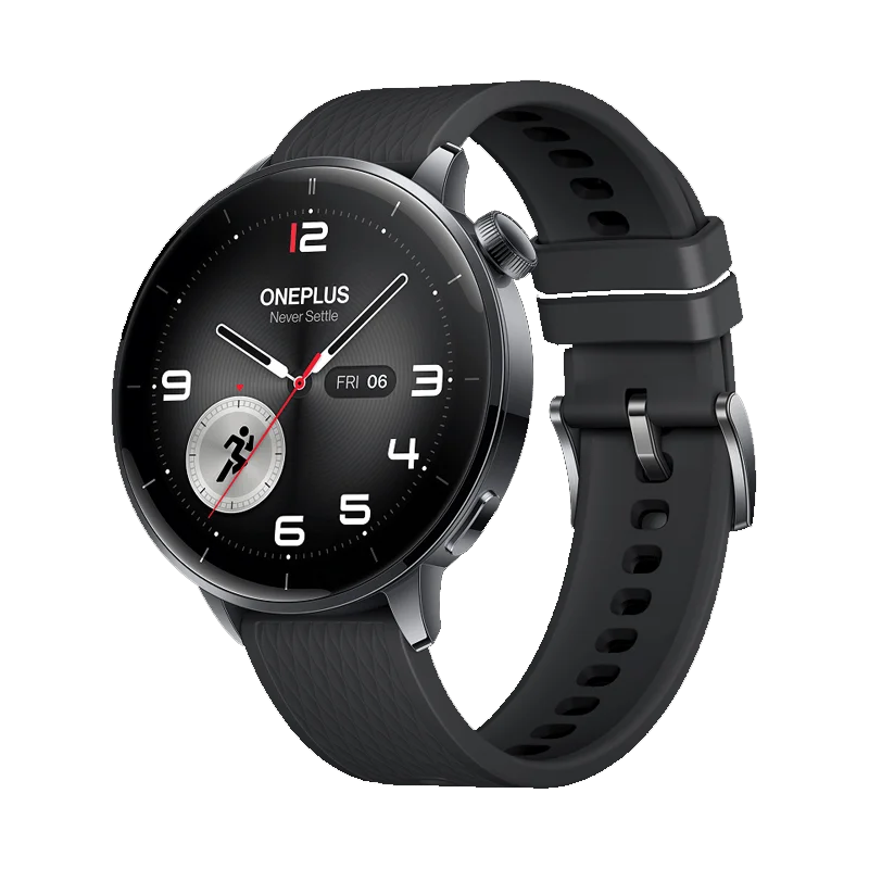 Globalna wersja OnePlus Watch 3 43mm Smartwatch z 1,32-calowym wyświetlaczem AMOLED, do 60-godzinną żywotności baterii, Wear OS firmy Google, GPS, NFC Srebrny
