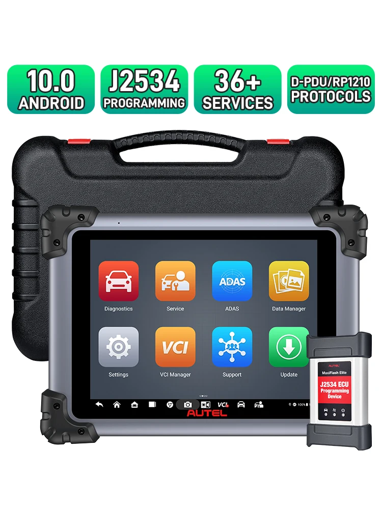 Autel MaxiSYS MS908S PRO II Skaner Diagnostyczny Narzędzie Diagnostyczne J2534 Programowanie ECU Kodowanie Online Wersja US MK908 PRO II, 4000+ Testów