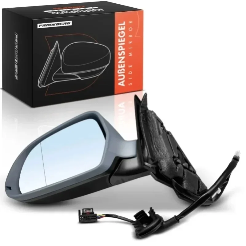 Frankberg 1x Lusterko zewnętrzne lewe do Audi A3 Cabriolet 8P1 8P7 2008-2010 4F0857535AF 8T0857527D 8K0949101C 8P1858531DB