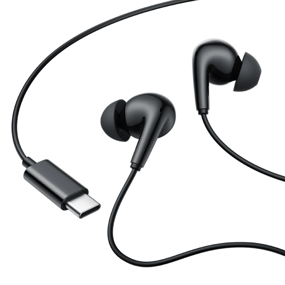 EDIFIER P230 USB-C Przewodowe słuchawki douszne z mikrofonem, audio Hi-Res, przetwornik 14mm, sterowanie na kablu, ergonomiczna konstrukcja zapewniająca komfort na cały dzień.