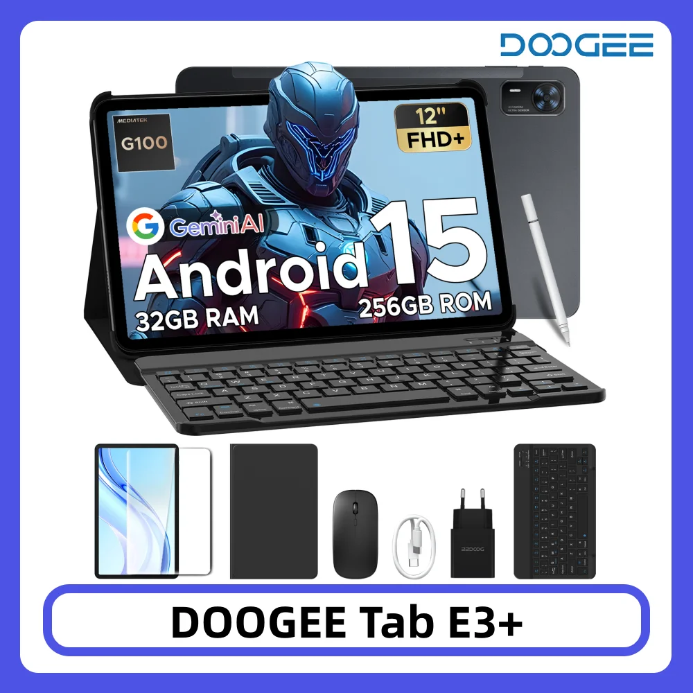 DOOGEE Tab E3+ 32GB 256GB 12