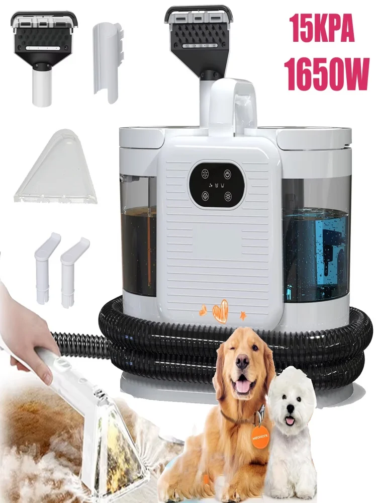 OWJHE 1650W Parownica do czyszczenia parą 15KPa Ssanie Odkurzacz do dywanów Ręczny inteligentny sprzęt AGD do czyszczenia sof i łóżek