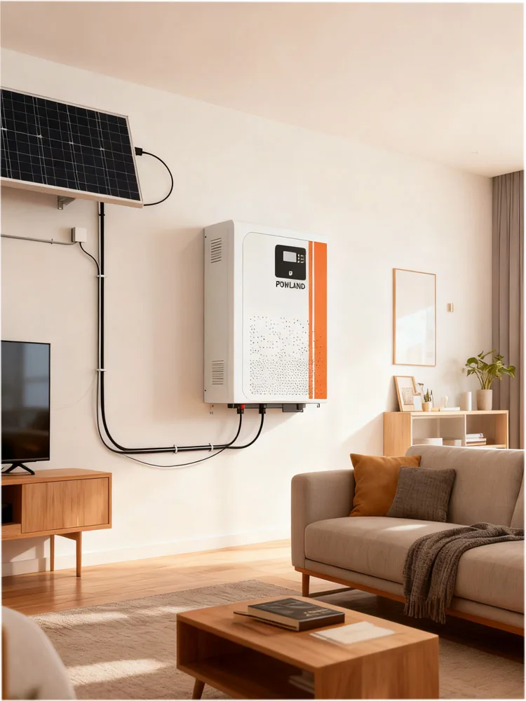 POWLAND 51.2V 300AH 200AH 100AH Akumulator LiFePO4 15KWH Bateria Litowa Powerwall 6000+ Cykli BMS Bluetooth Paralelny 15 sztuk EU 51.2V 300AH 15.36KWH