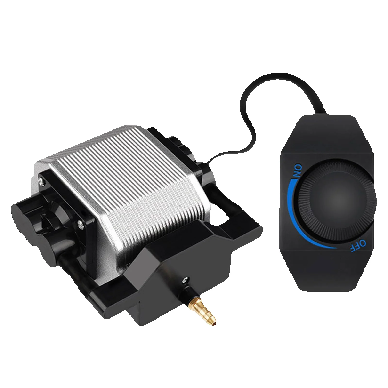 Wysokowydajna, mocna sprężarka powietrza CNC 54L/Min, aerator do akwarium, pompa 25W, elektryczna sprężarka powietrza, odpowiednia do akwariów, z regulacją prędkości, niski poziom hałasu.