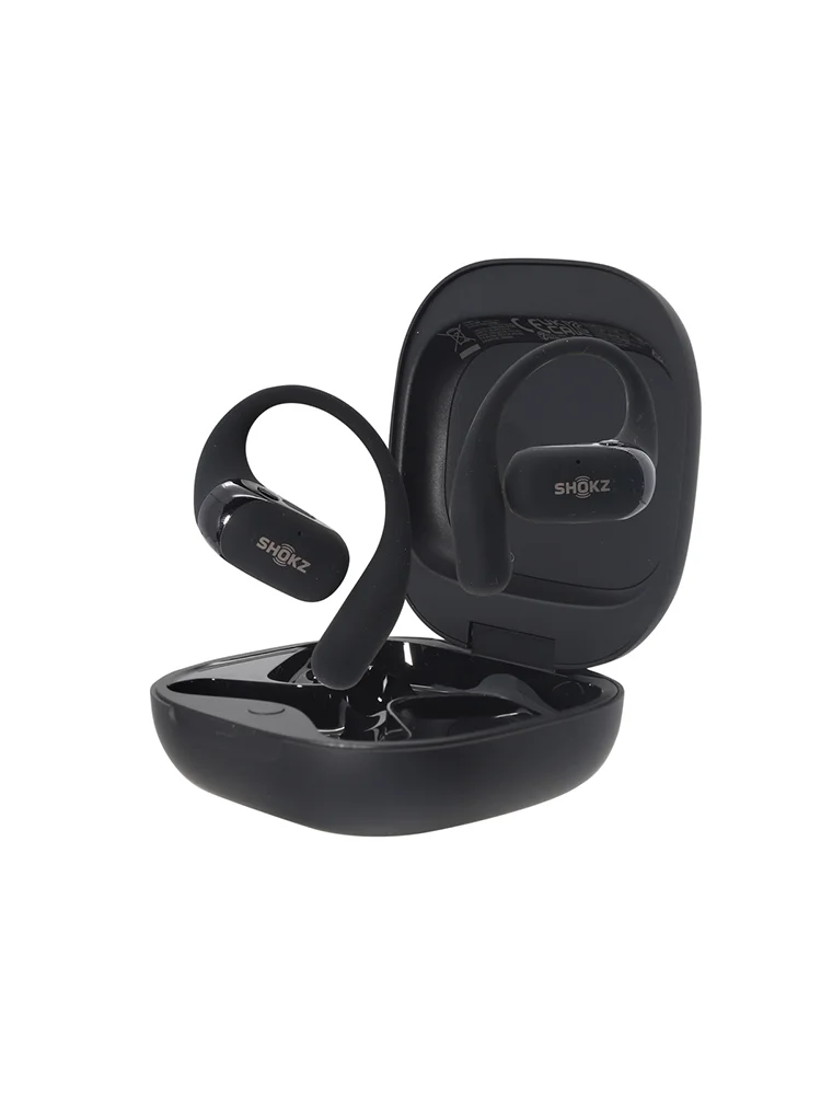 Oryginalne słuchawki SHOKZ OpenFit 2+ T921 Open-Ear z technologią Dolby Audio, bezprzewodowe Bluetooth 5.4, słuchawki z mikrofonem, 48 godzin pracy, IP55, szybkie ładowanie.