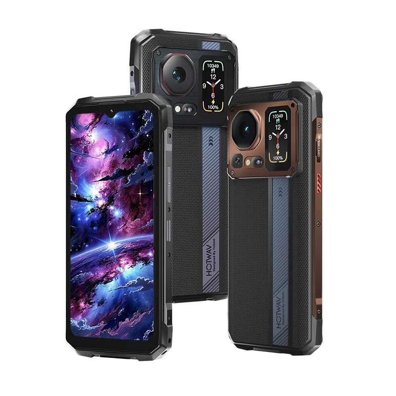HOTWAV Cyber 16 Pro Wytrzymały Smartfon G100 Octa-core Android 15 Telefon Komórkowy 108MP 6.6'' FHD+ 2K 8GB 512GB 6280mAh Telefon Komórkowy