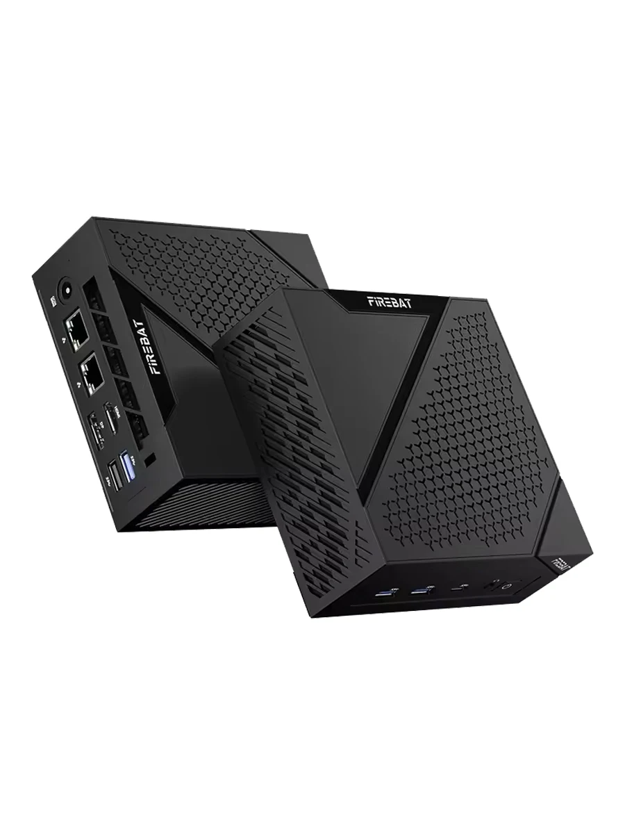 FIREBAT MINI PC AM02 Ryzen 5 6600H 16GB DDR5 512GB SSD Windows 11 WIFI6 BT5.2 Kompaktowy komputer stacjonarny Port sieciowy HDMI