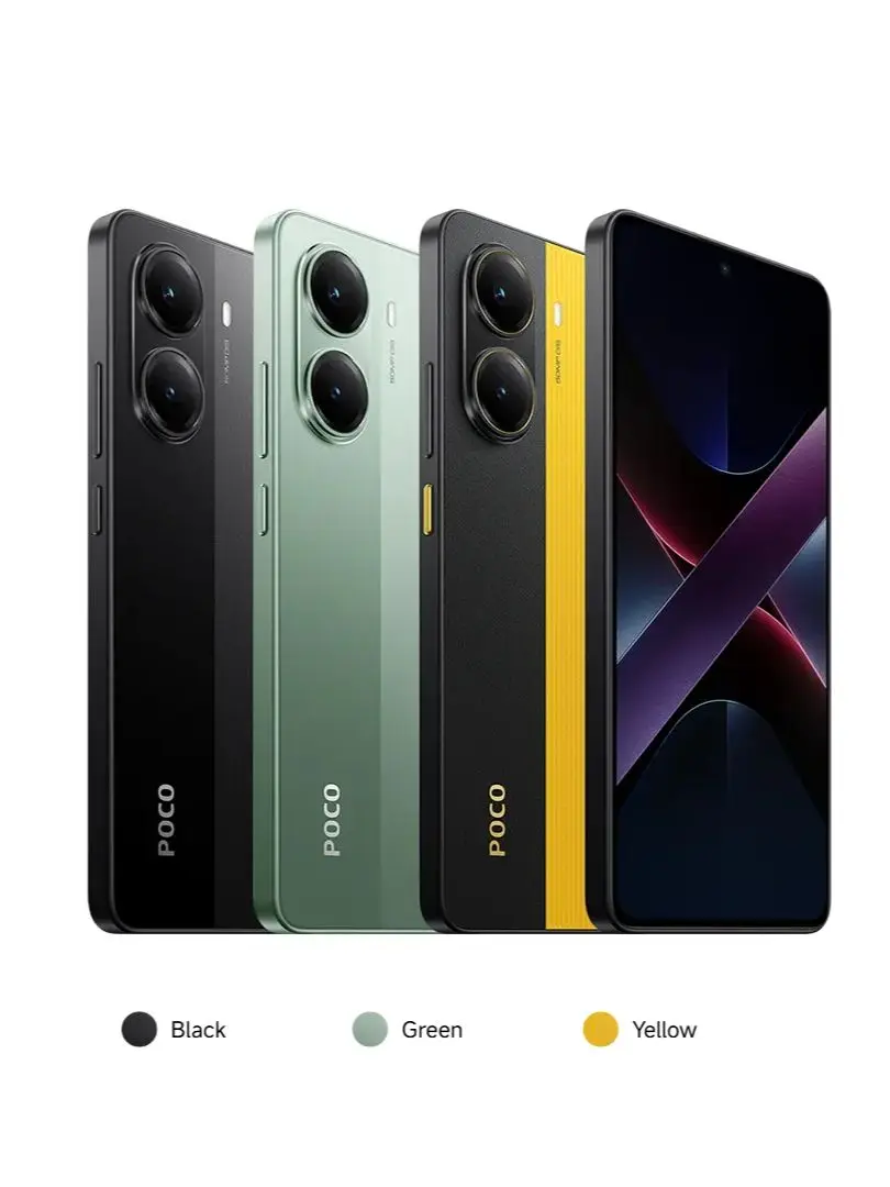 Smartfon POCO X7 Pro 5G, ekran AMOLED 120Hz, ładowanie 90W, 256GB, bateria 6000mAh, tani telefon z aparatem 108MP + szybka dostawa z UE