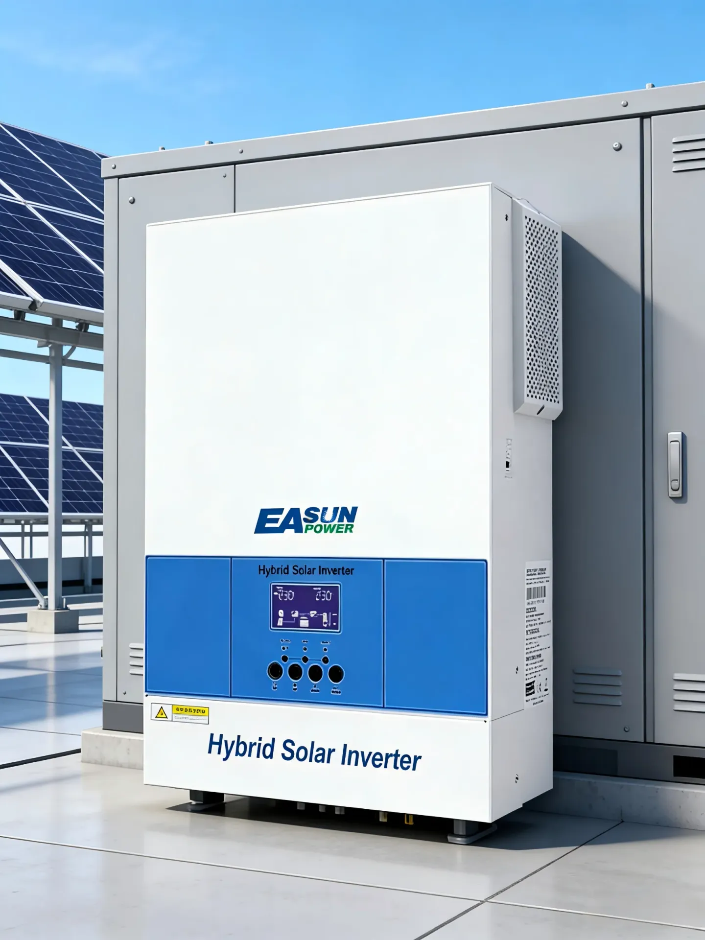 EASUN POWER 6.5KW Hybrydowy Inwerter Solarny 48V 120A MPPT Regulator Ładowania Solarnego Czysta Sinusoida Inwerter Off Grid Paralelny z WIFI