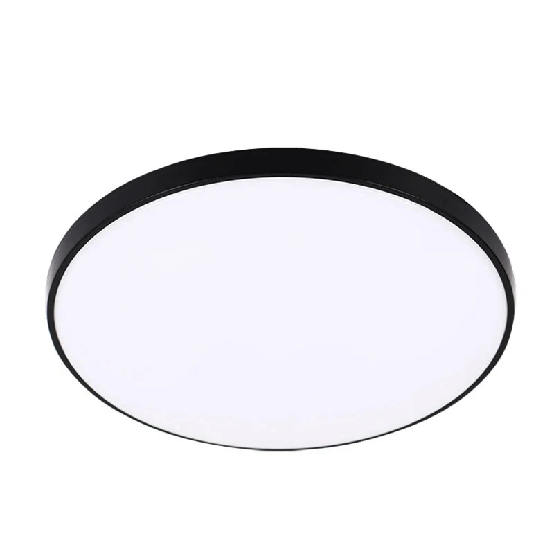 Lampy sufitowe LED, lampa sufitowa natynkowa 24W, nowoczesna lampa sufitowa 30 cm, okrągłe oprawy oświetleniowe do przedpokoju i łazienki