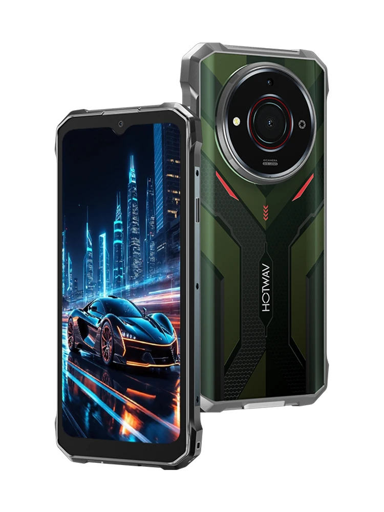 HOTWAV T7S Wytrzymały smartfon Ultra cienki telefon komórkowy z baterią 6280 mAh 6,52 cala HD+ 4 GB RAM 128 GB ROM 21 MP Android 13 Telefon komórkowy