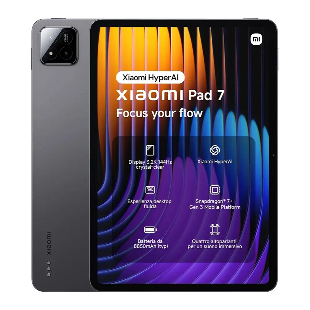 Xiaomi Pad 7 Global Version 11.2'' 144Hz 3.2K Wyświetlacz Snapdragon 7+ Gen 3 Ośmiordzeniowy procesor 8850mAh