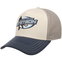 Hockey Crew Trucker Cap by Stetson, beżowo-niebieski, One Size