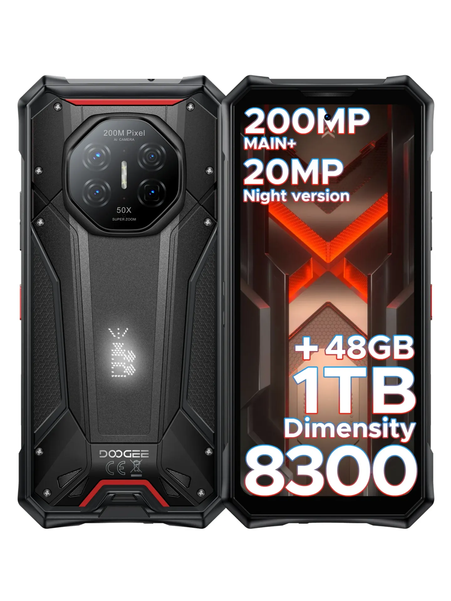 DOOGEE S300 Plus 12/1TB Szary