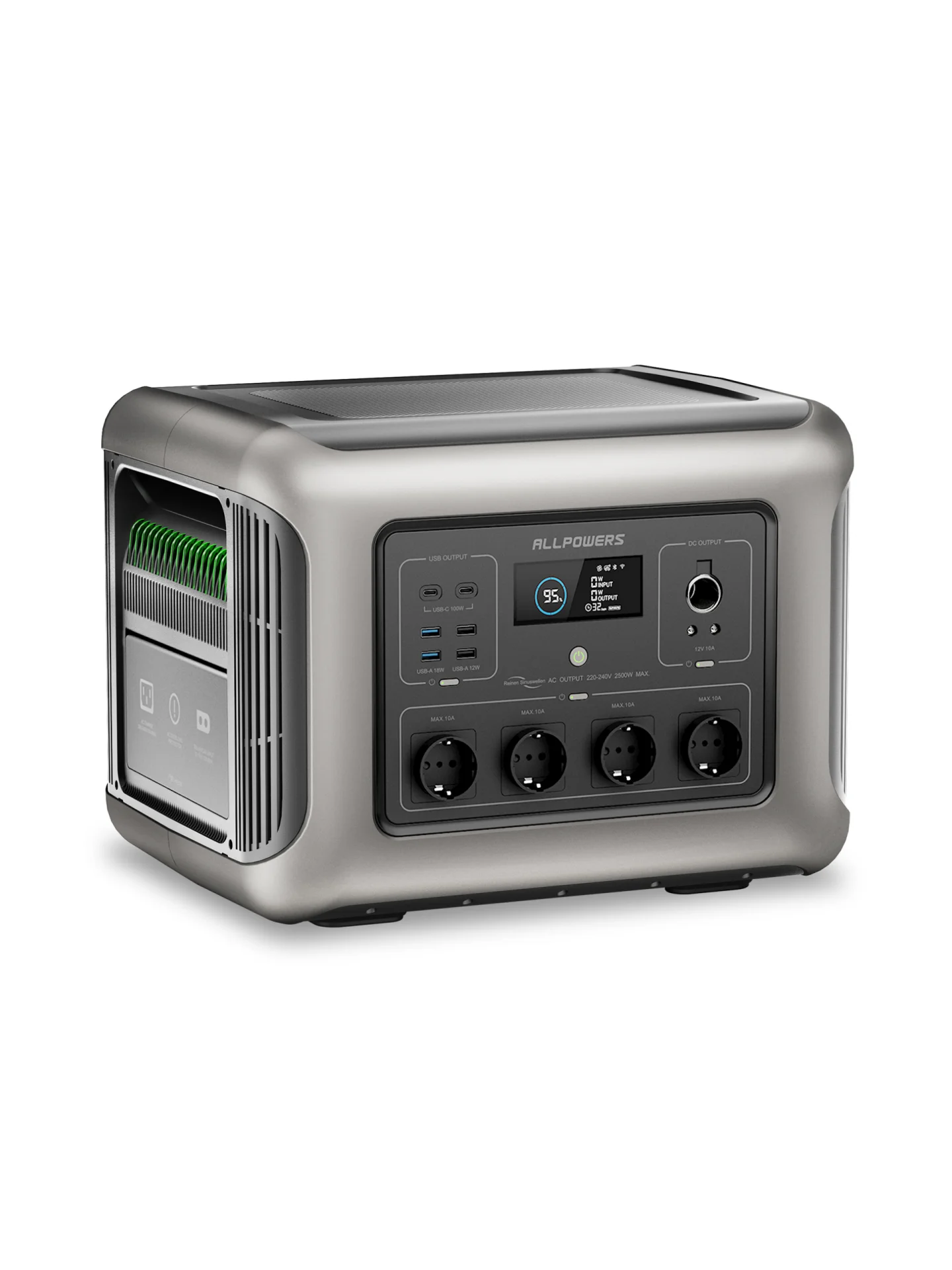 ALLPOWERS R2500 Przenośna Stacja Zasilania 1920Wh Bateria LiFePO4 2500W Awaryjne Zasilanie Domowe i Zewnętrzne do Kamperów i Podróży