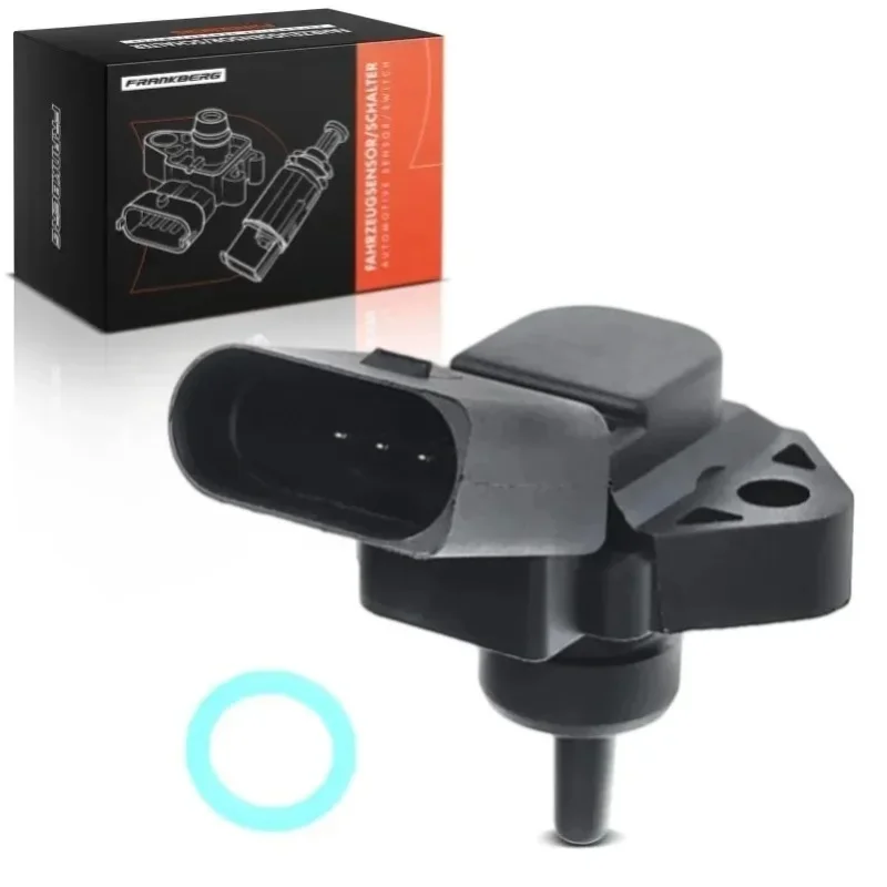 Czujnik ciśnienia w rurze dolotowej powietrza Frankberg 1x do VW Golf III Polo Caddy II Seat Cordoba Ibiza II 1.0L 1.4L 30905051A-84A01 30906051