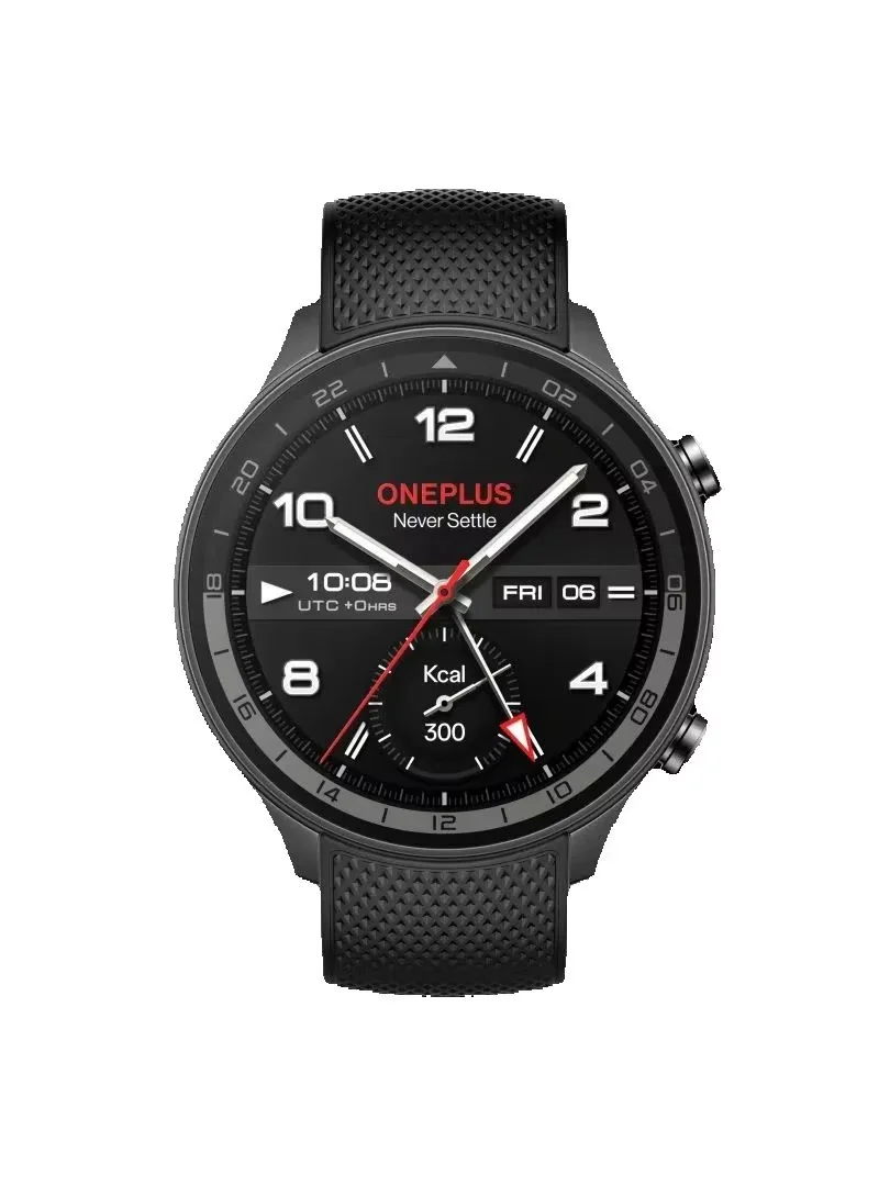 Smartwatch OnePlus Watch 2R z ekranem AMOLED 1.43'' i procesorem Snapdragon W5 Gen 1+ ​ BES2700 100H Czas pracy baterii WiFi Wear OS firmy Google GPS 2024 Green