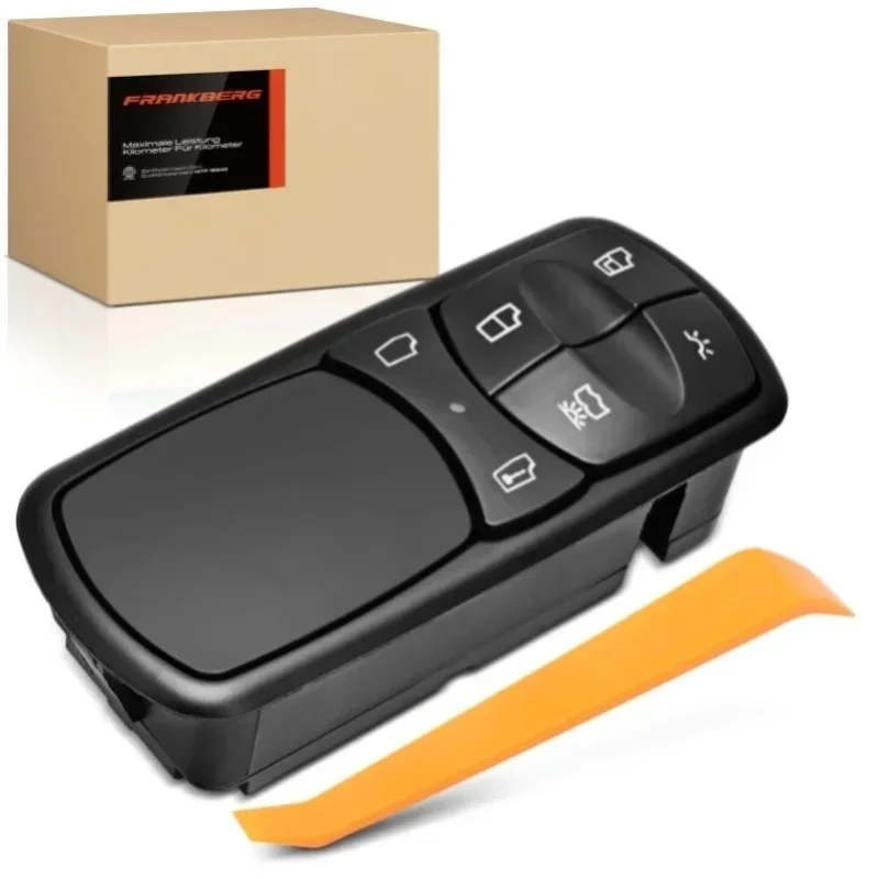 Przełącznik regulatora szyby Frankberg 1x, strona pasażera, do Mercedes-Benz Actros II III 930 932 933 934 9438200197