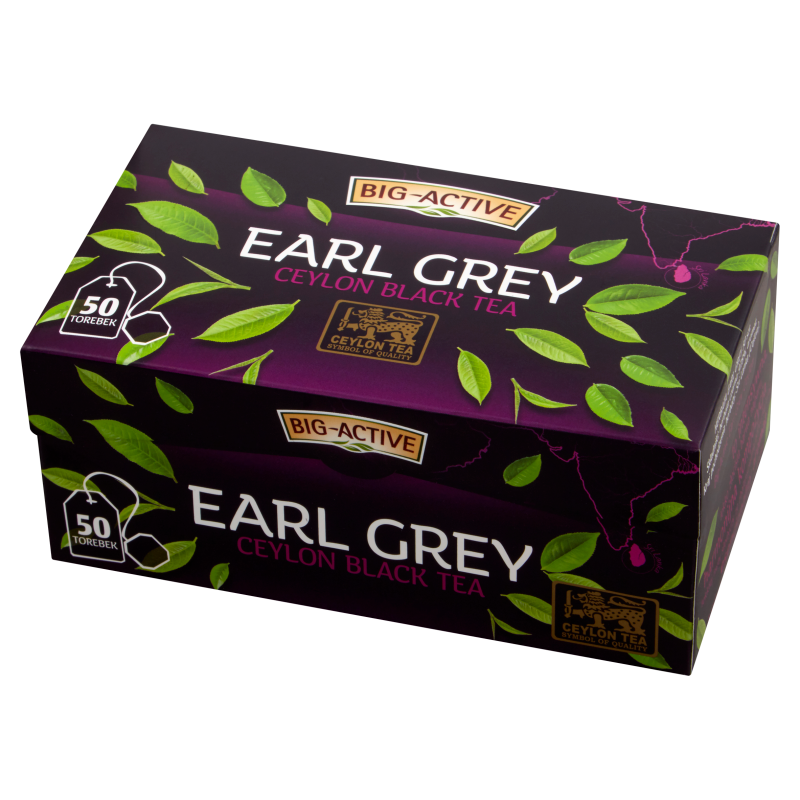 Big-Active Herbata Czarna Earl Grey (50 torebek x 1,5g) 75g