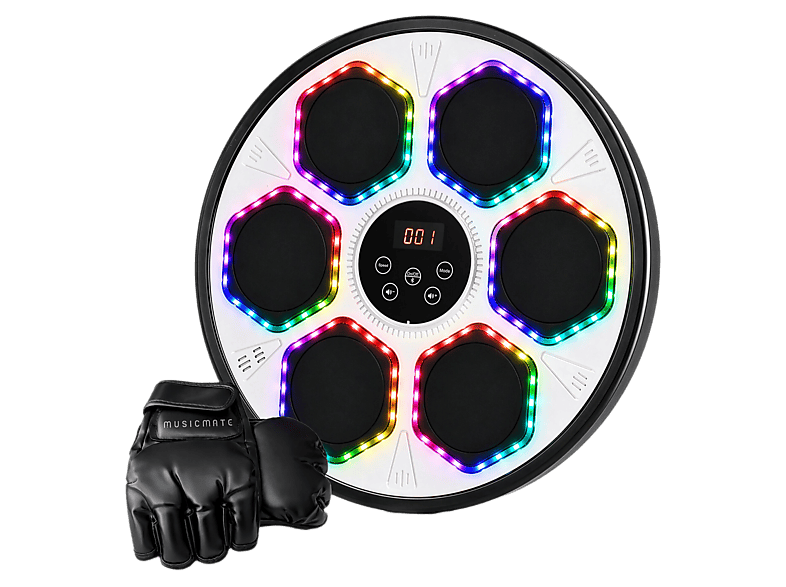 Muzyczna tarcza bokserska MUSIC MATE MM-DRM40-W FightDrum Biały