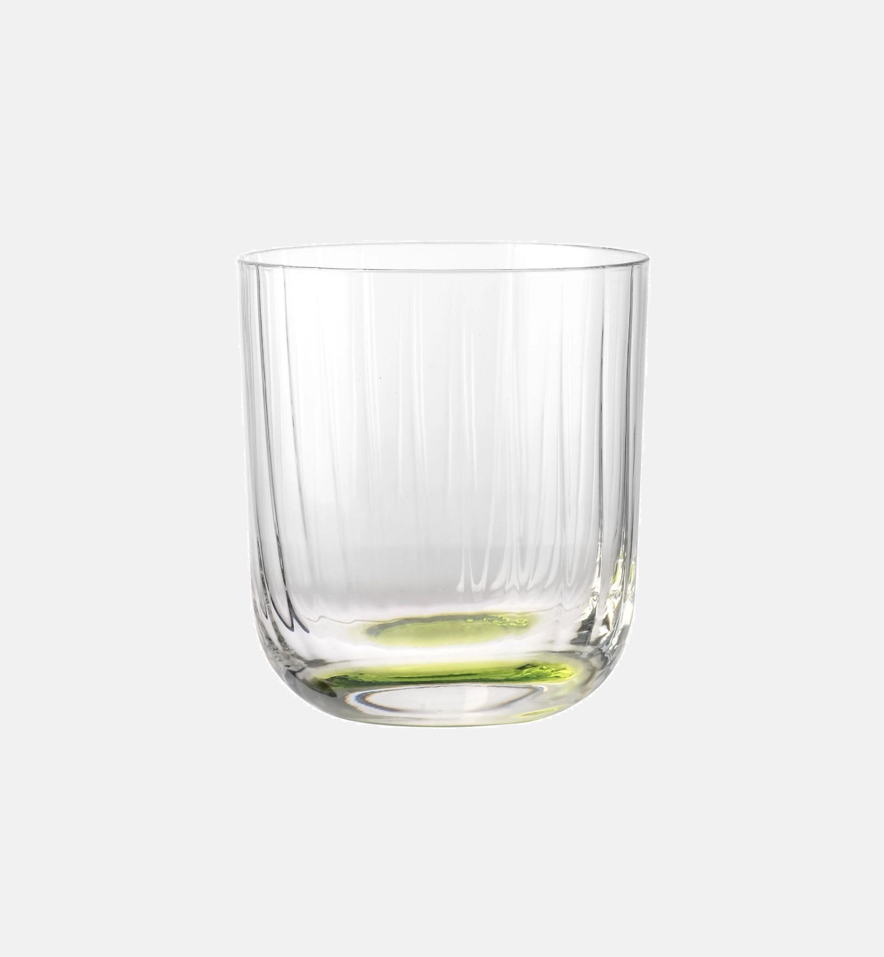 Ryflowane szklanki do wody Zielony 300 ml Bubble