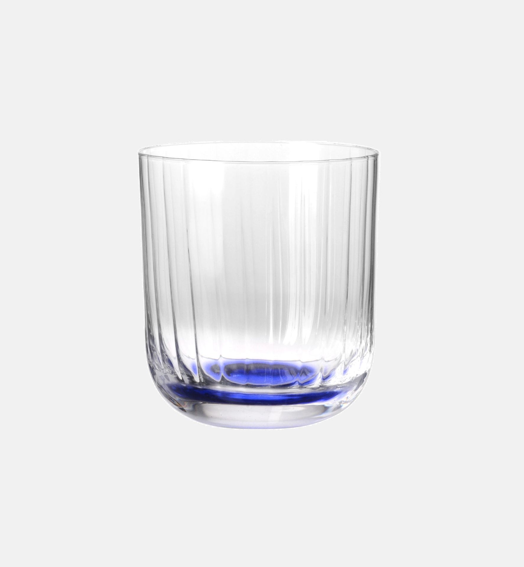 Ryflowane szklanki do wody Granatowy 300 ml Bubble