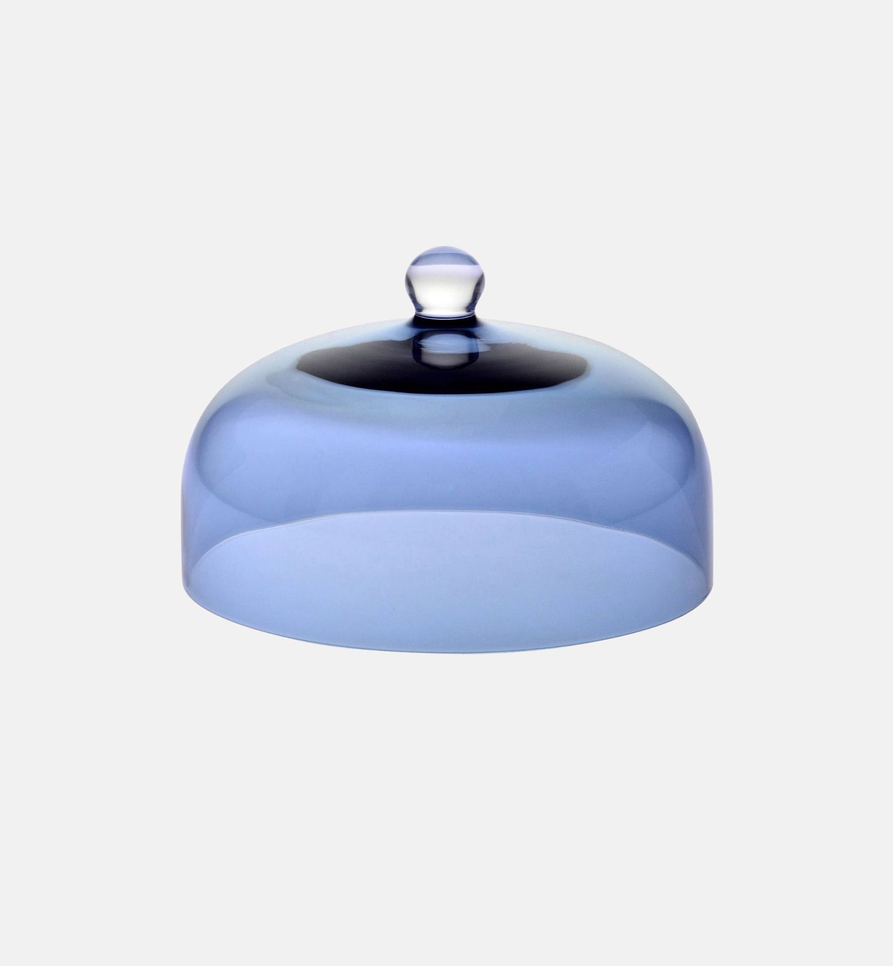 Szaro-granatowy klosz do sera, do ciast 26 cm Home&Living