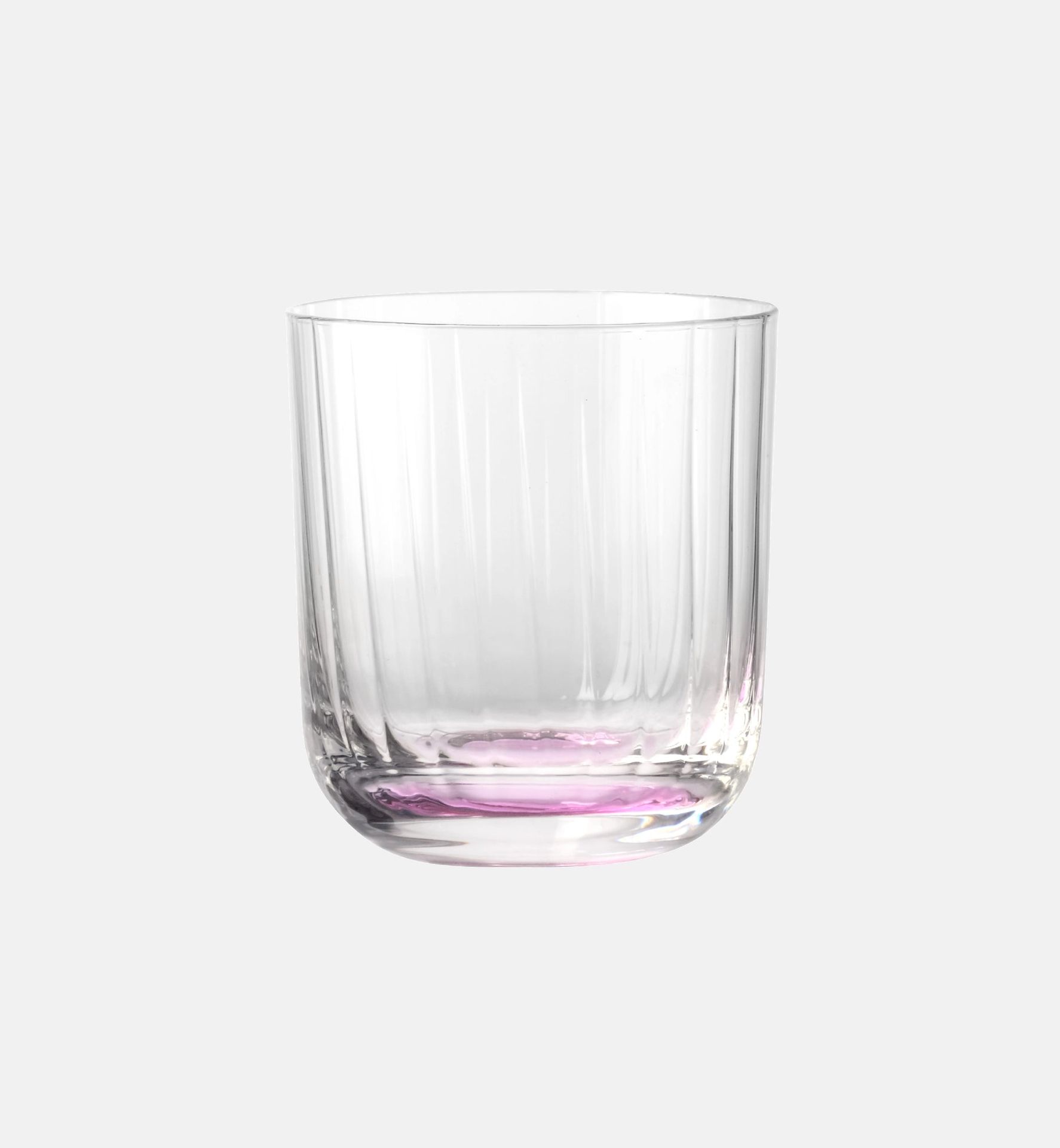 Ryflowane szklanki do wody Różowy 300 ml Bubble