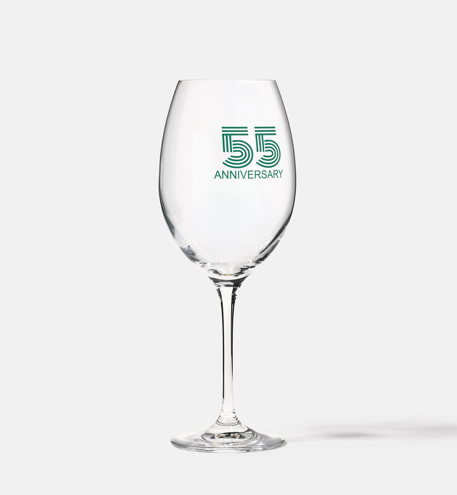 Zdobiony kieliszek do wina z napisem 55 ANNIVERSARY, 55 ROCZNICA 480 ml Celebration Moments