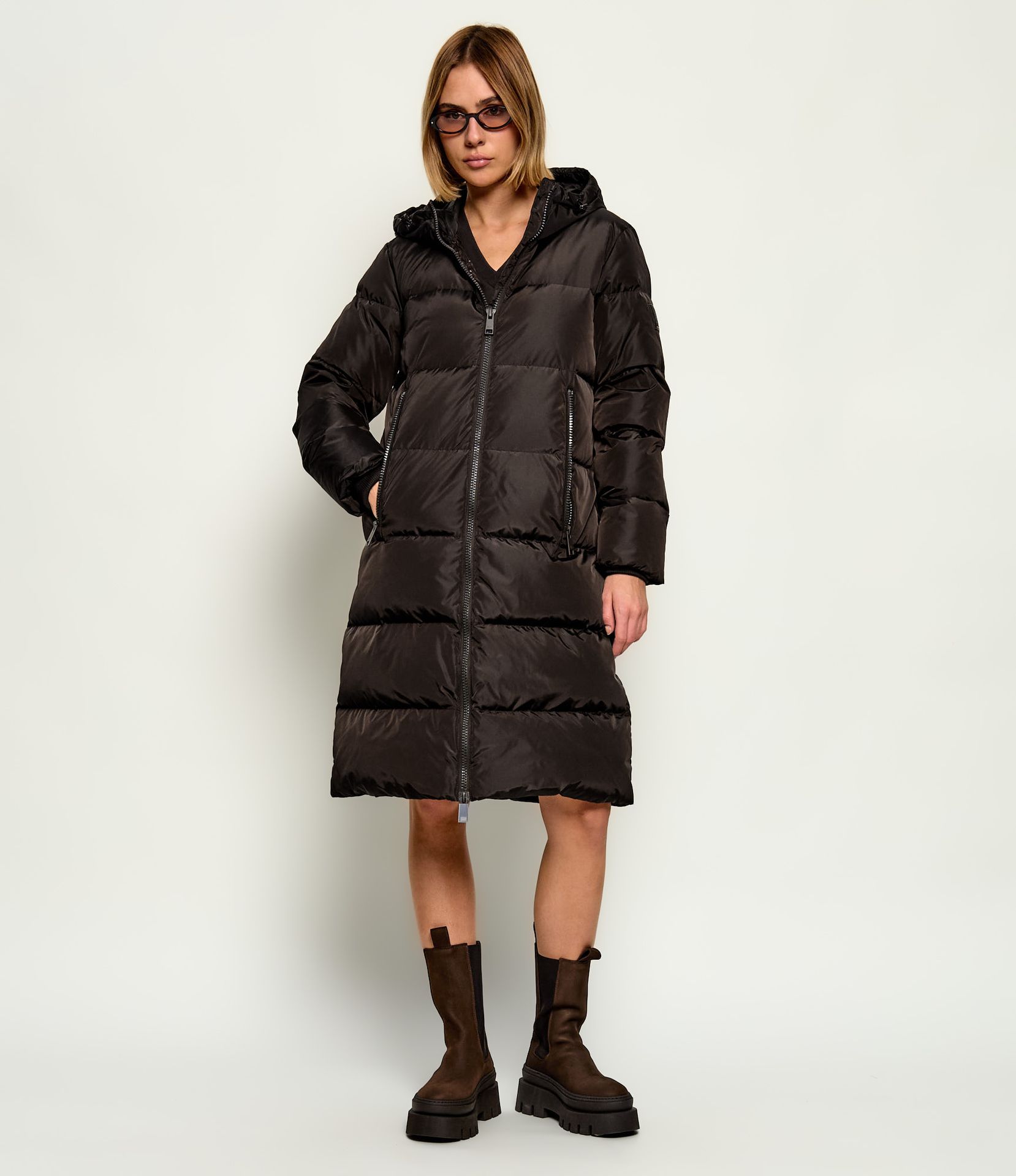 Armani Exchange Puchowy płaszcz