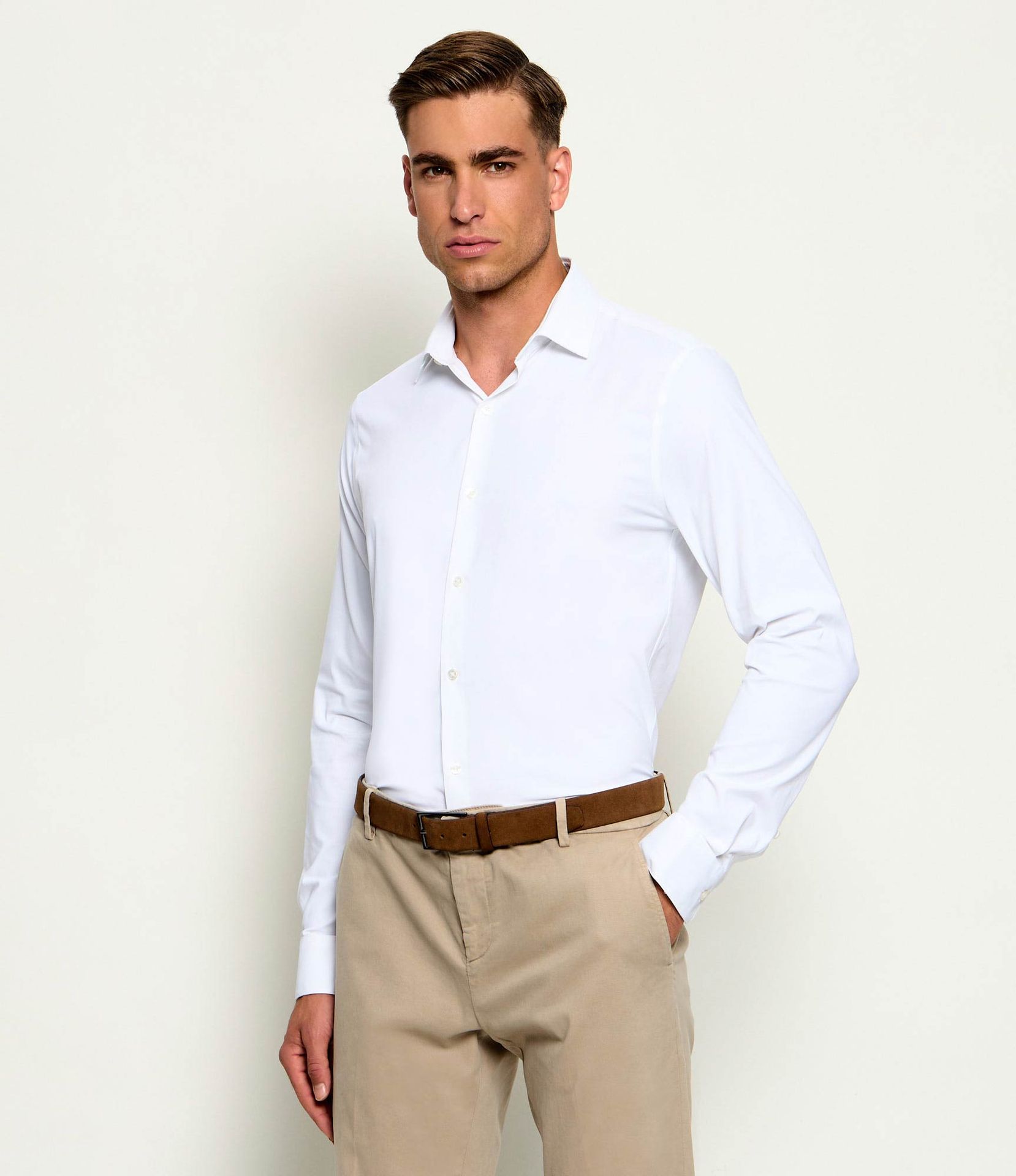 Calvin Klein Koszula Slim Fit stretch