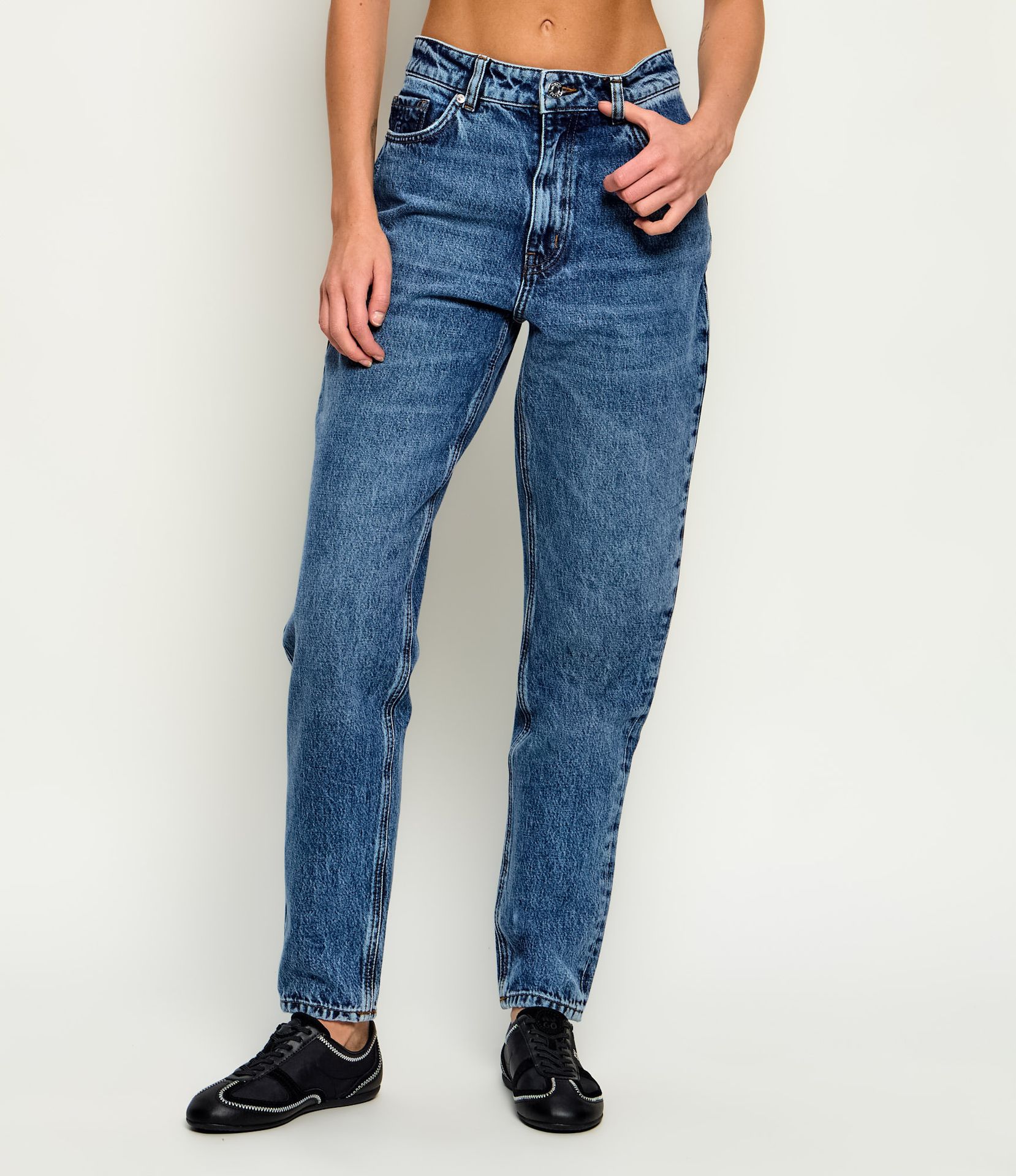 HUGO Jeansy Garlene Mom Fit