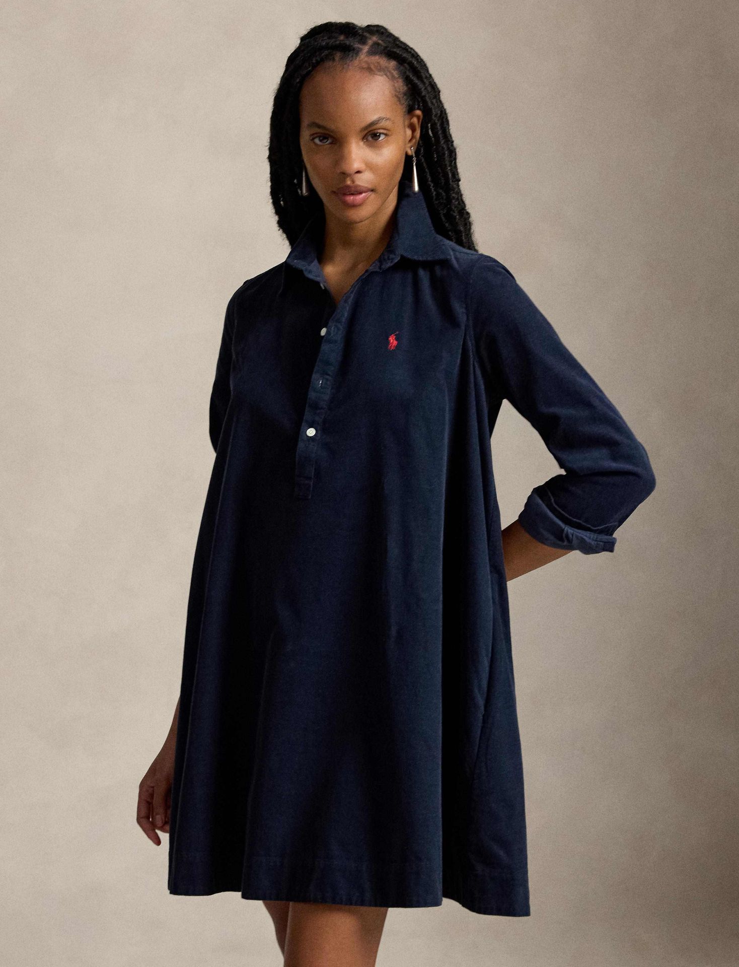 POLO RALPH LAUREN Sukienka sztruks