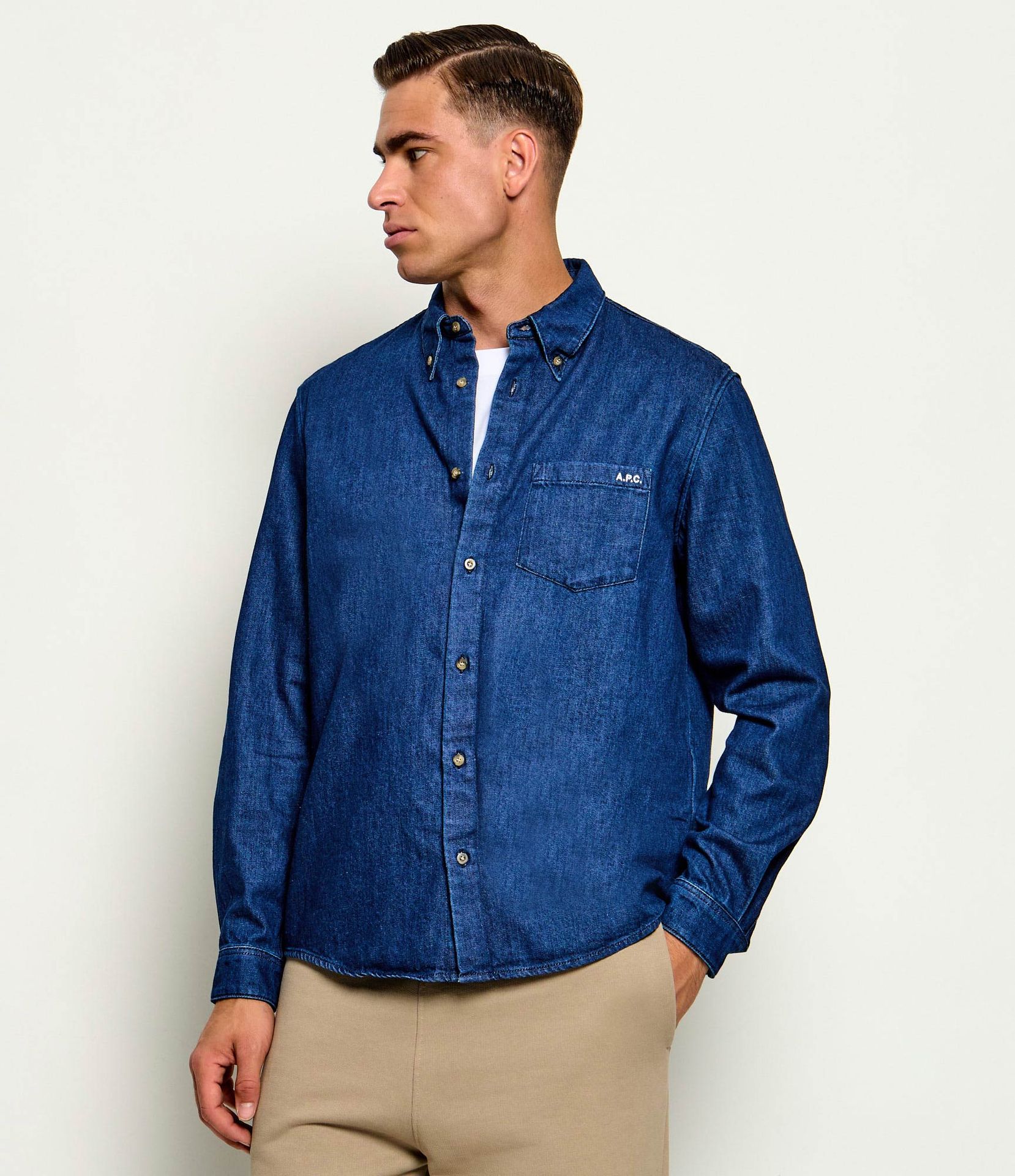 A.P.C. Jeansowa koszula Regular Fit