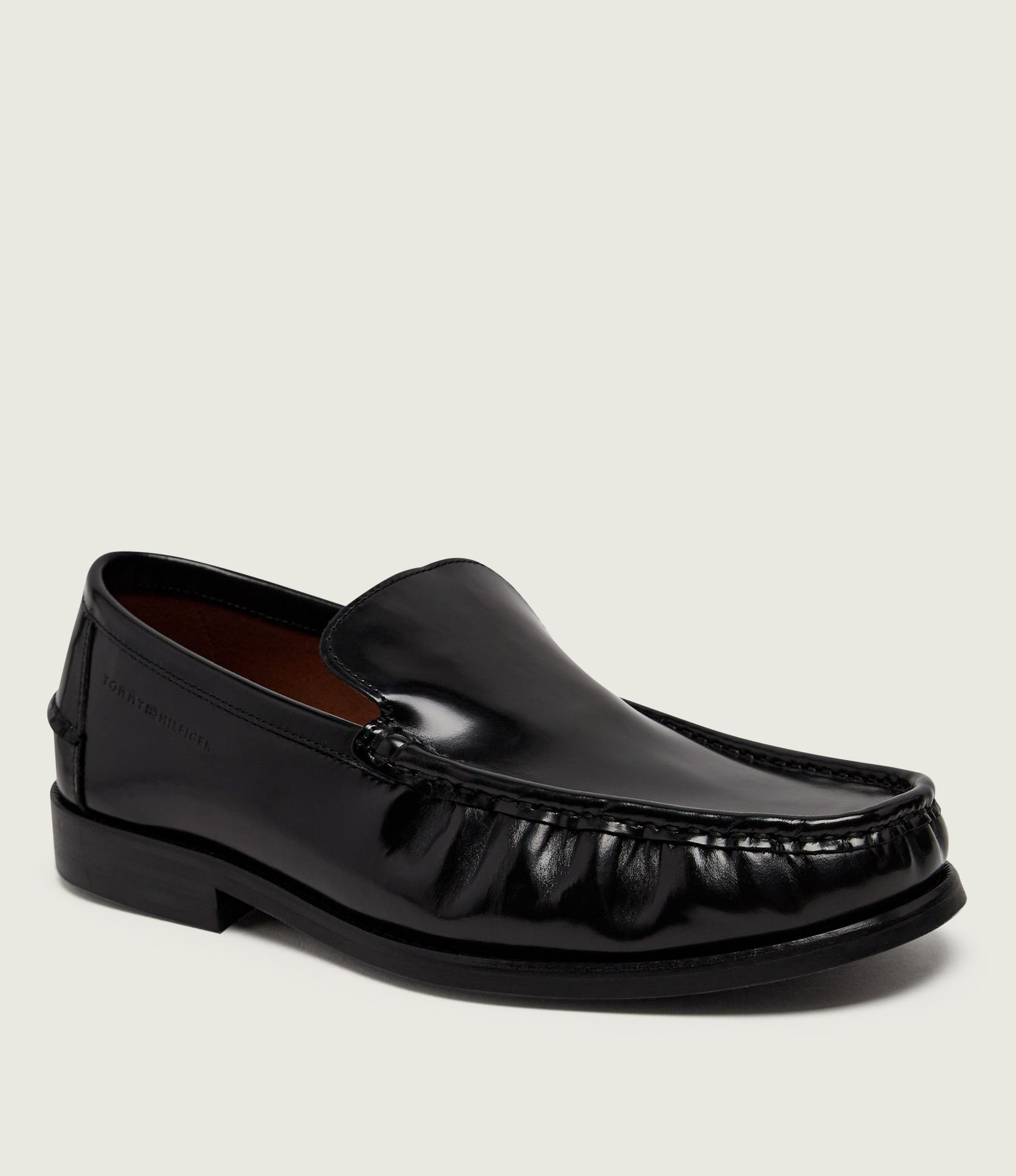 Tommy Hilfiger Skórzane mokasyny Square Toe