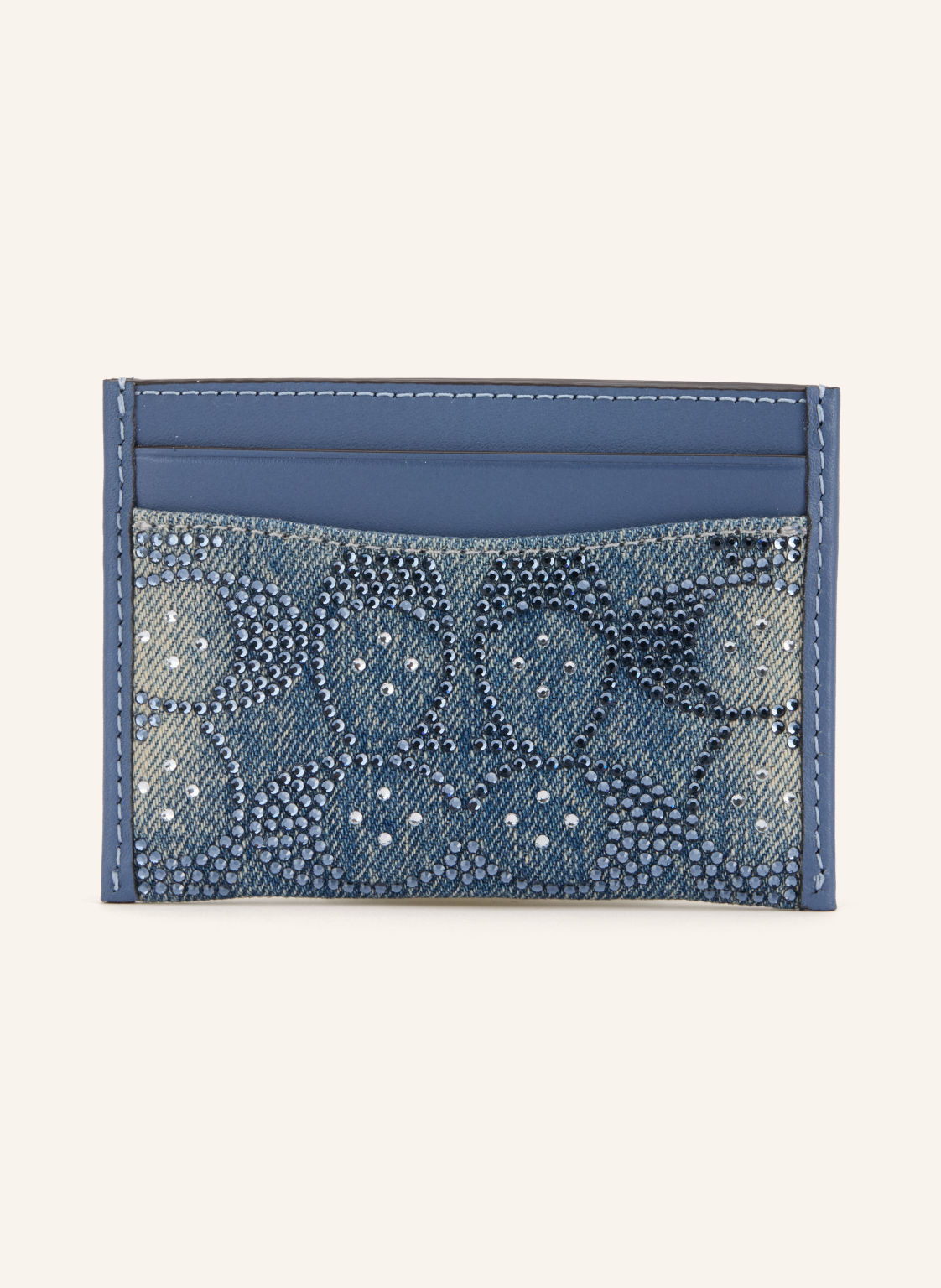 Coach Etui Na Karty Essential Z Kamieniami Ozdobnymi blau