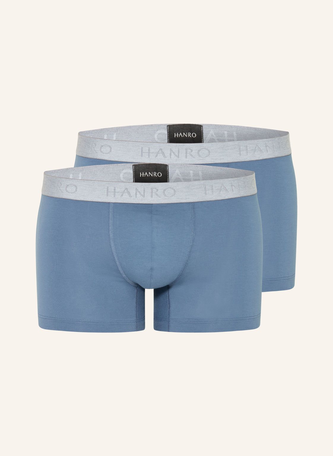 Hanro Bokserki Cotton Essentials, 2 Szt. grau