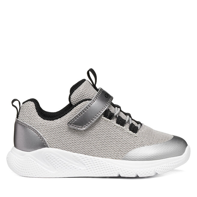 Sneakersy Geox J Sprintye Girl J66FWE 0EWNF C1363 S Srebrny