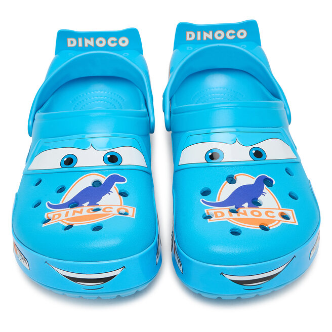 Klapki Crocs Lightnong Mcqueen Dinaco Crocband 213582 Niebieski